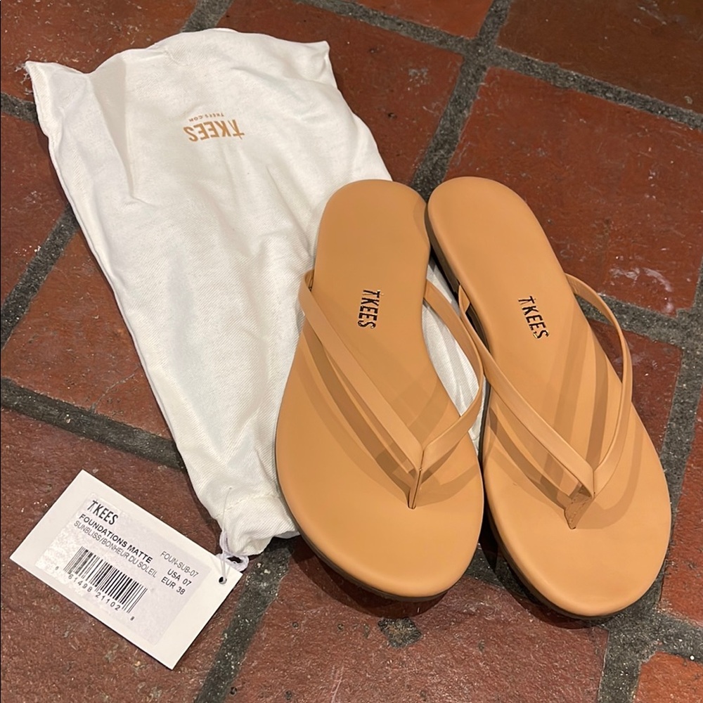 TKEES Nude Sandals